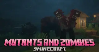 Mutants And Zombies Mod (26.2, 1.20.1) – Brutes, Spitters, And More
