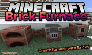 Brick Furnace Mod (26.2, 1.20.1) – Create Furnace with Bricks