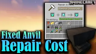 Fixed Anvil Repair Cost Mod (26.2, 1.20.1) – Choose Your Own Rate