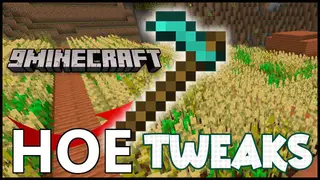 Hoe Tweaks Mod (26.2, 1.20.1) – Faster Crop Block Breaking