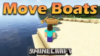 Move Boats Mod (26.2, 1.20.1) – Easily Pick Up, Carry Boats Anywhere