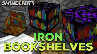 Iron Bookshelves Mod (26.2, 1.20.1) – More Enchantment Power