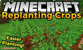Replanting Crops Mod (26.2, 1.20.1) – Auto Replants/Replaces/Reseeds