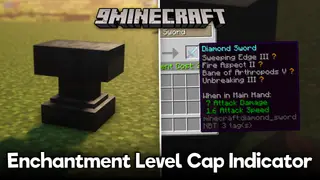 Enchantment Level Cap Indicator Mod (26.2, 1.20.1) – Tooltip Indicates Max Enchantment Level