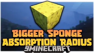 Bigger Sponge Absorption Radius Mod (26.2, 1.20.1) – Expanded Absorption Radius