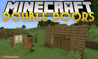 Double Doors Mod (26.2, 1.20.1) – Doors will Now Open and Close Together