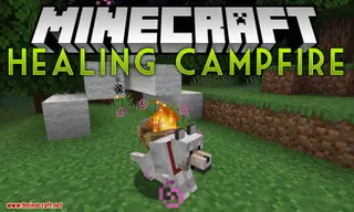 Healing Campfire Mod (26.2, 1.20.1) – Heal Players and Passive Mobs