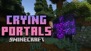 Crying Portals Mod (26.2, 1.20.1) – Using Crying Obsidian to Build Nether Portals