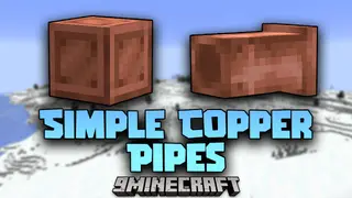 Simple Copper Pipes Mod (26.2, 1.20.1) – Pipes with Multiple Interesting Uses
