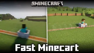 Fast Minecart Mod (26.1.1, 1.20.1) – Makes Minecarts Two Times Faster