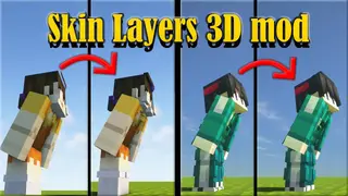 Skin Layers 3D Mod (26.2, 1.20.1) – Render The Player Skin Layer in 3D
