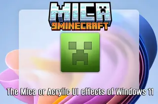 Mica Mod (26.1.1, 1.20.1) – Enable Mica, Acrylic on Windows 11