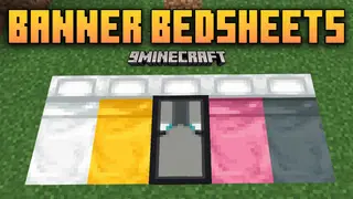 Banner Bedsheets Mod (26.2, 1.20.1) – Make Your Bed Unique