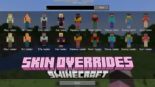 Skin Overrides Mod (26.1.2, 1.20.1) – Instantly Change Skins and Capes on Screen