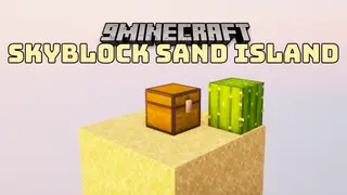 SkyBlock Sand Island Mod (26.1.1, 1.20.1) – Adds a Floating Sand Island