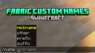 Fabric Custom Names Mod (26.2, 1.20.1) – Add Prefixes, Suffixes, and Nicknames