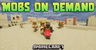Mobs on Demand Mod (1.20.1) – Calls Farm Animals to You
