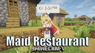 Maid Restaurant Mod (1.21.1, 1.20.1) – Makes Maids Cook And Serve Food