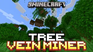 Tree Vein Miner Mod (26.2, 1.20.1) – Cut Tree Instantly