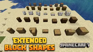 Extended Block Shapes Mod (26.2, 1.20.1) – Architectural Advancements