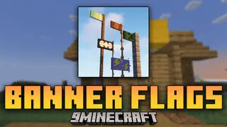 Banner Flags Mod (26.2, 1.20.1) – Customize Your World With Banner Flags