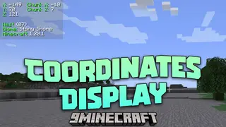 Coordinates Display Mod (26.2, 1.20.1) – Minecraft Explorer's Companion