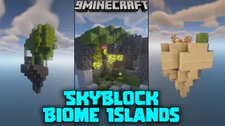 SkyBlock Biome Islands Mod (26.1.1, 1.21.1) – Unlock Resources By Dimension