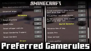 Preferred Gamerules Mod (26.2, 1.20.1) – Tweak Gamerules In-Game