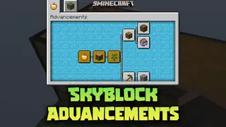 SkyBlock Advancements Mod (26.1.1, 1.20.1) – New Challenges And Goals