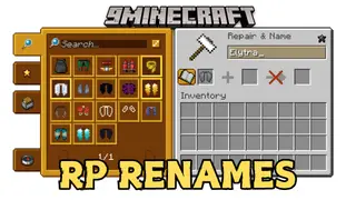 RP Renames Mod (26.2, 1.20.1) – Easy to Find And Use New Textures