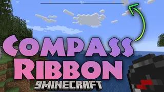 Compass Ribbon Mod (26.2, 1.20.1) – Find Your Way, Embrace The Minimalist Navigation Of Compass