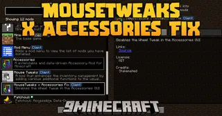 MouseTweaks X Accessories Fix Mod (26.1.1, 1.20.1) – WheelTweak Conflict Patch