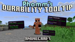Phamms Durability Tooltip Mod (1.21.10) – Tooltip Durability Display