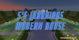 S's Luxurious Modern House Map (26.2, 1.20.1) for Minecraft