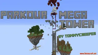 Parkour Mega Tower Map (26.2, 1.20.1) for Minecraft
