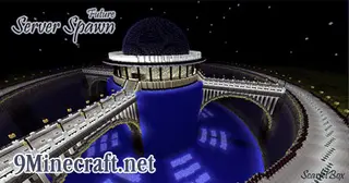 Futuristic Server Spawn Map (26.2, 1.20.1) for Minecraft