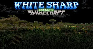 White Sharp Shaders (26.2, 1.20.1) – Line Art Look For Minecraft