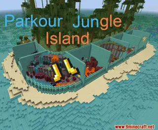 Parkour Jungle Island Map (26.2, 1.20.1) for Minecraft