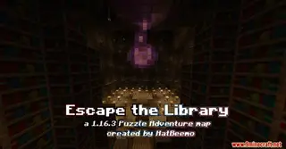 Escape the Library Map (26.2, 1.20.1) for Minecraft