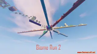 Biome Run 2: Remastered Map (26.2, 1.20.1) for Minecraft