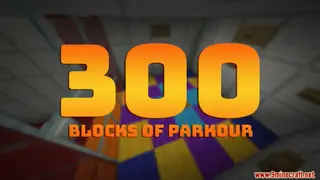 300 Blocks of Parkour Map (26.2, 1.20.1) for Minecraft