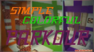 Simple Colorful Parkour Map (26.2, 1.20.1) for Minecraft