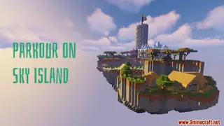 Parkour on Sky Island Map (26.2, 1.20.1) for Minecraft