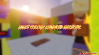 Every Colour Rainbow Parkour Map (26.2, 1.20.1) for Minecraft