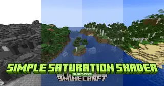 Simple Saturation Shader Shaders (26.1.2, 1.20.1) – Adjustable Saturation