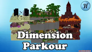 Dimension Parkour Map (26.2, 1.20.1) for Minecraft