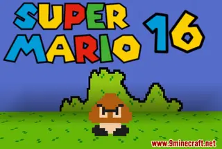 Super Mario 16 Map (26.2, 1.20.1) for Minecraft