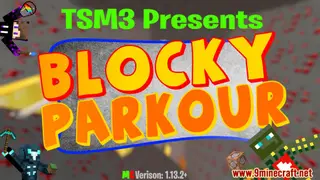 Blocky Parkour Map (26.2, 1.20.1) for Minecraft