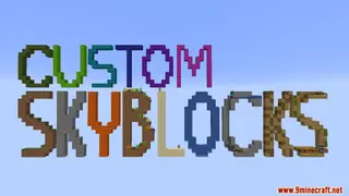 Custom SkyBlocks Map (26.2, 1.20.1) for Minecraft