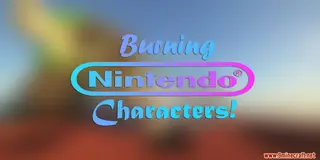 Burning Nintendo Characters Map (26.2, 1.20.1) for Minecraft
